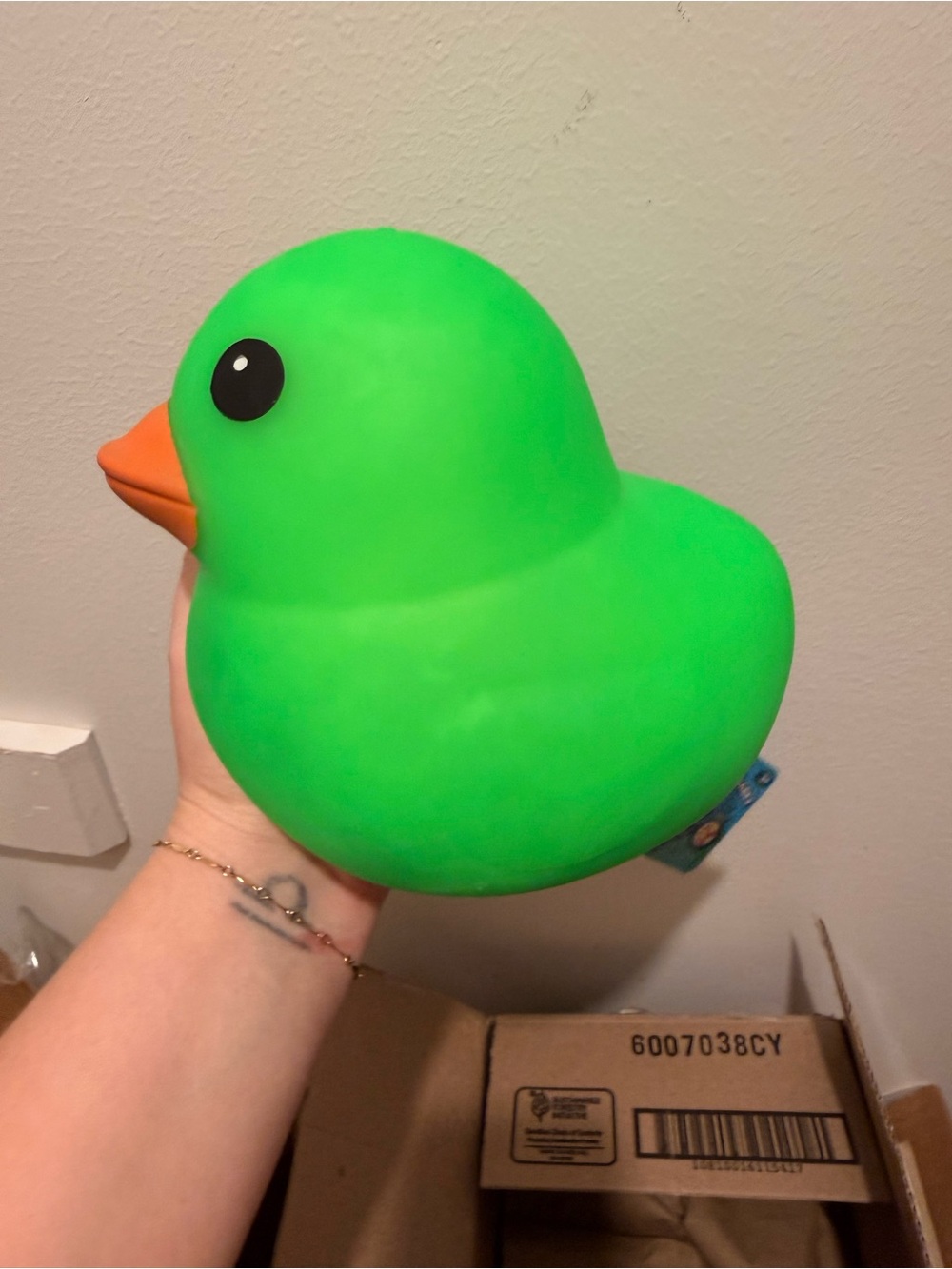 Jumbo Green Duck Squishy